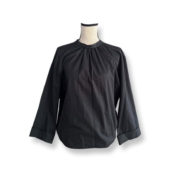 Maje cotton tie back cotton blouse size 1 - Picture 2 of 8